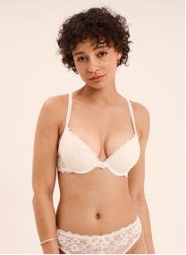 Brassières POESIEPLUNGEMAXPU femme blanc Mosquitos Brassières POESIEPLUNGEMAXPU femme blanc Blanc