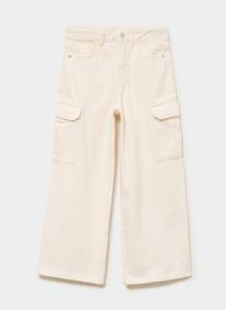 Pantalons Pantalon - CRE4_PWIDE_CARGO fille vert