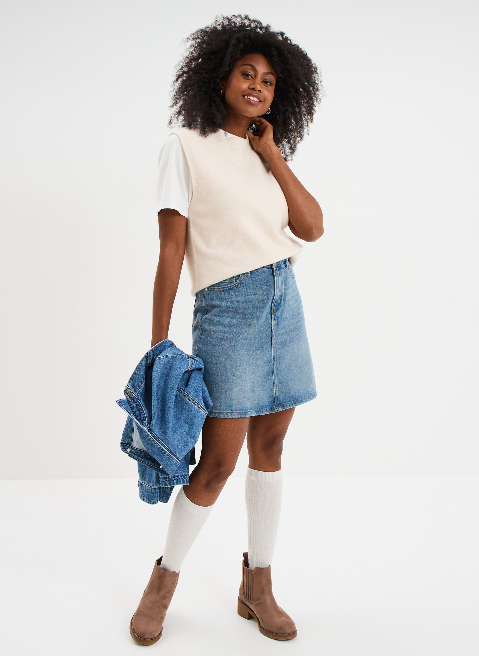 Tee-shirts T-shirt - CRE3_TLOURD femme blanc CREEKS Tee-shirts T-shirt - CRE3_TLOURD femme blanc Blanc