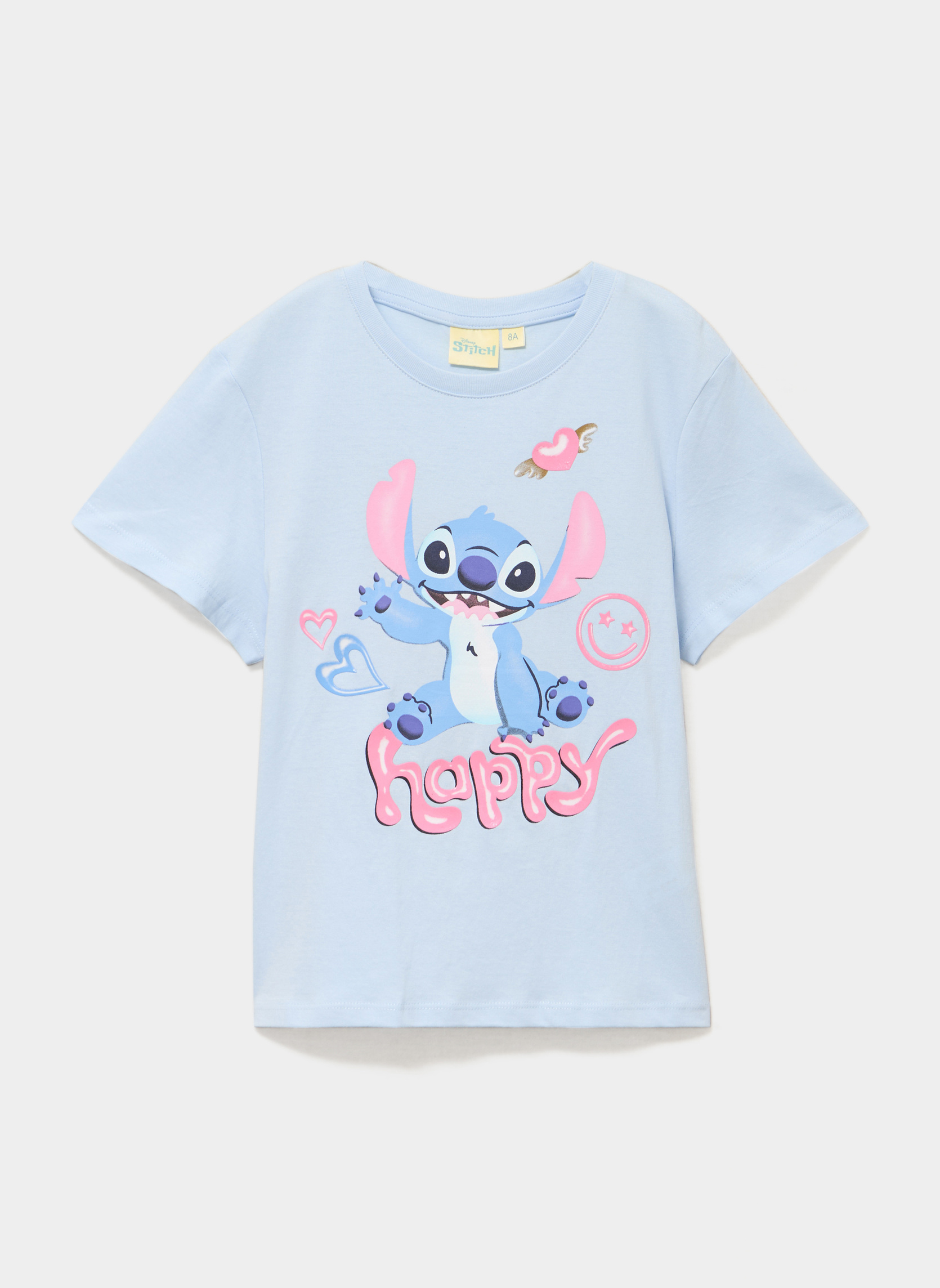 Tee-shirts SUN_EZ61146.F11 fille bleu Stitch Tee-shirts SUN_EZ61146.F11 fille bleu Bleu