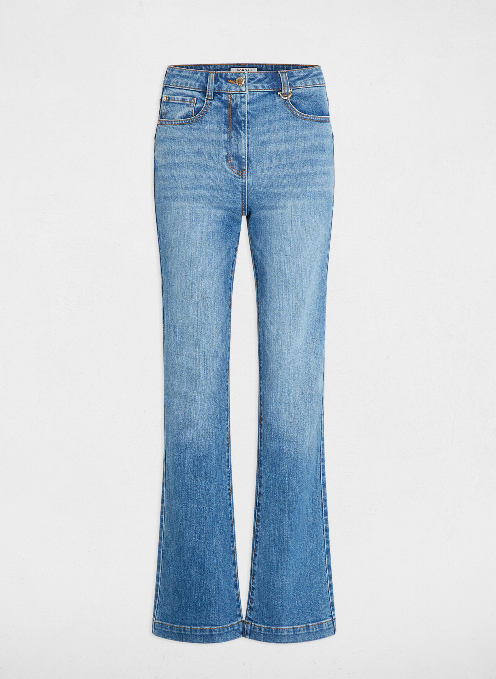 Jeans droit 261-PUIKO femme bleu Morgan Jeans droit 261-PUIKO femme bleu Jean stone