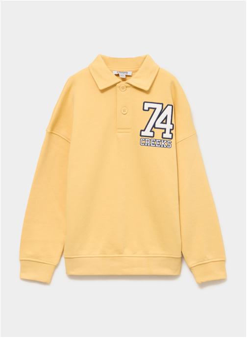 CREEKS Sweats à capuche Sweat - CRE2SWEAPOLO garçon jaune