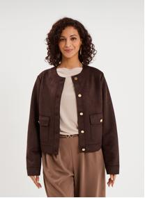 Blousons Veste - MOS3_GLADYS femme marron Mosquitos Blousons Veste - MOS3_GLADYS femme marron Marron foncé