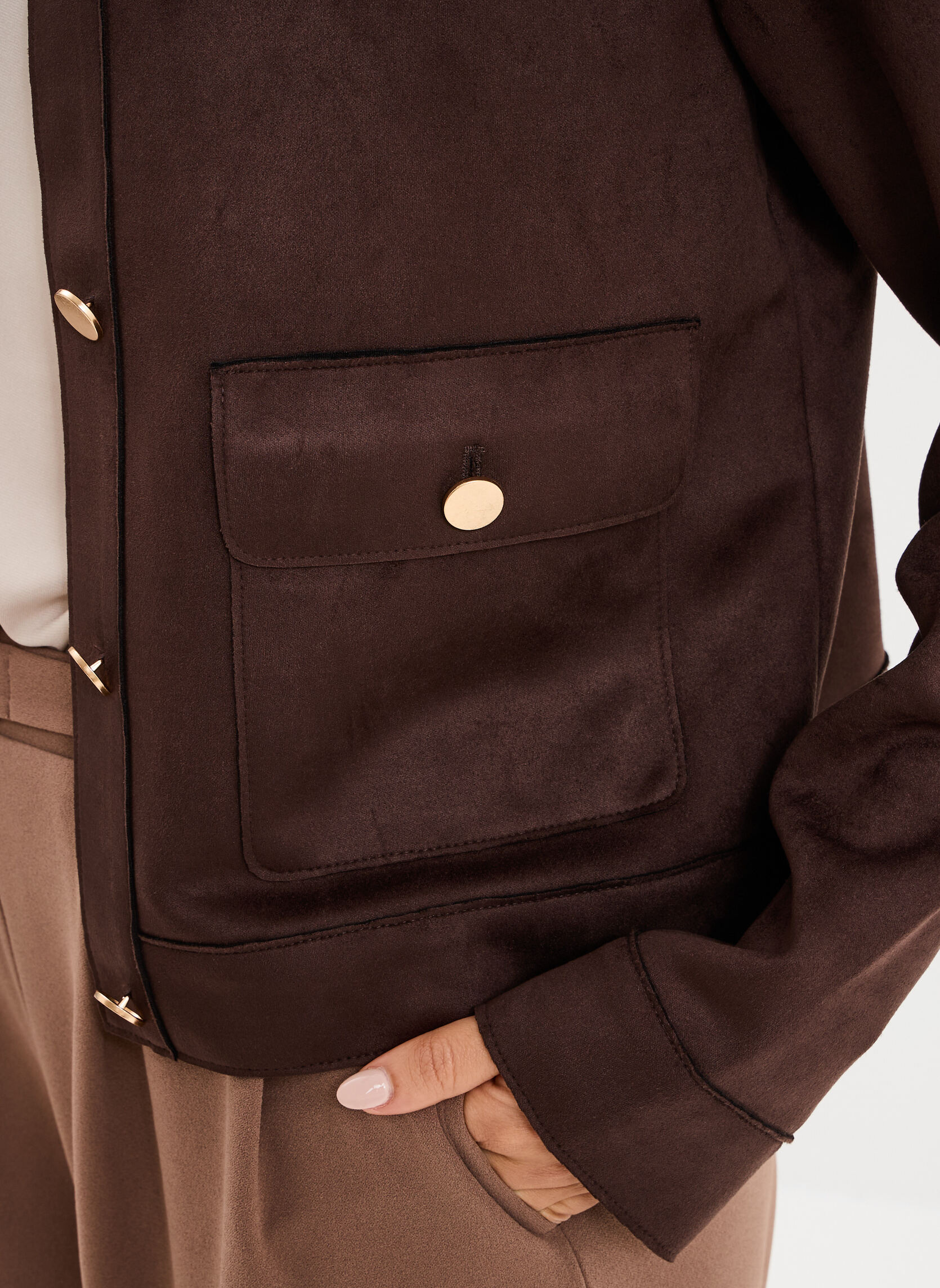 Blousons Veste - MOS3_GLADYS femme marron Mosquitos Blousons Veste - MOS3_GLADYS femme marron Marron foncé
