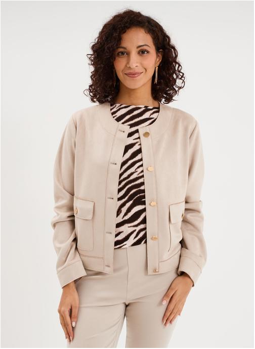 Mosquitos Blousons Veste - MOS3_GLADYS femme beige