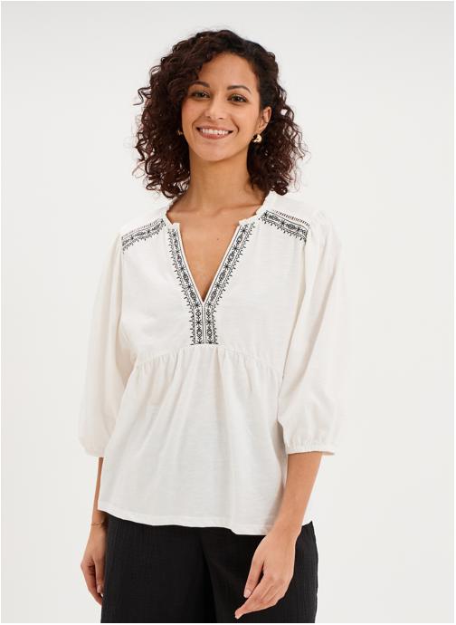 LIBERTO Tee-shirts T-shirt - MIS3_TFOLK femme blanc