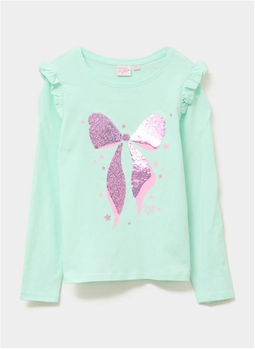 CAPRICE DE FILLE Tee-shirts T-shirt - CAP4_LAYLA_NOEUD fille vert