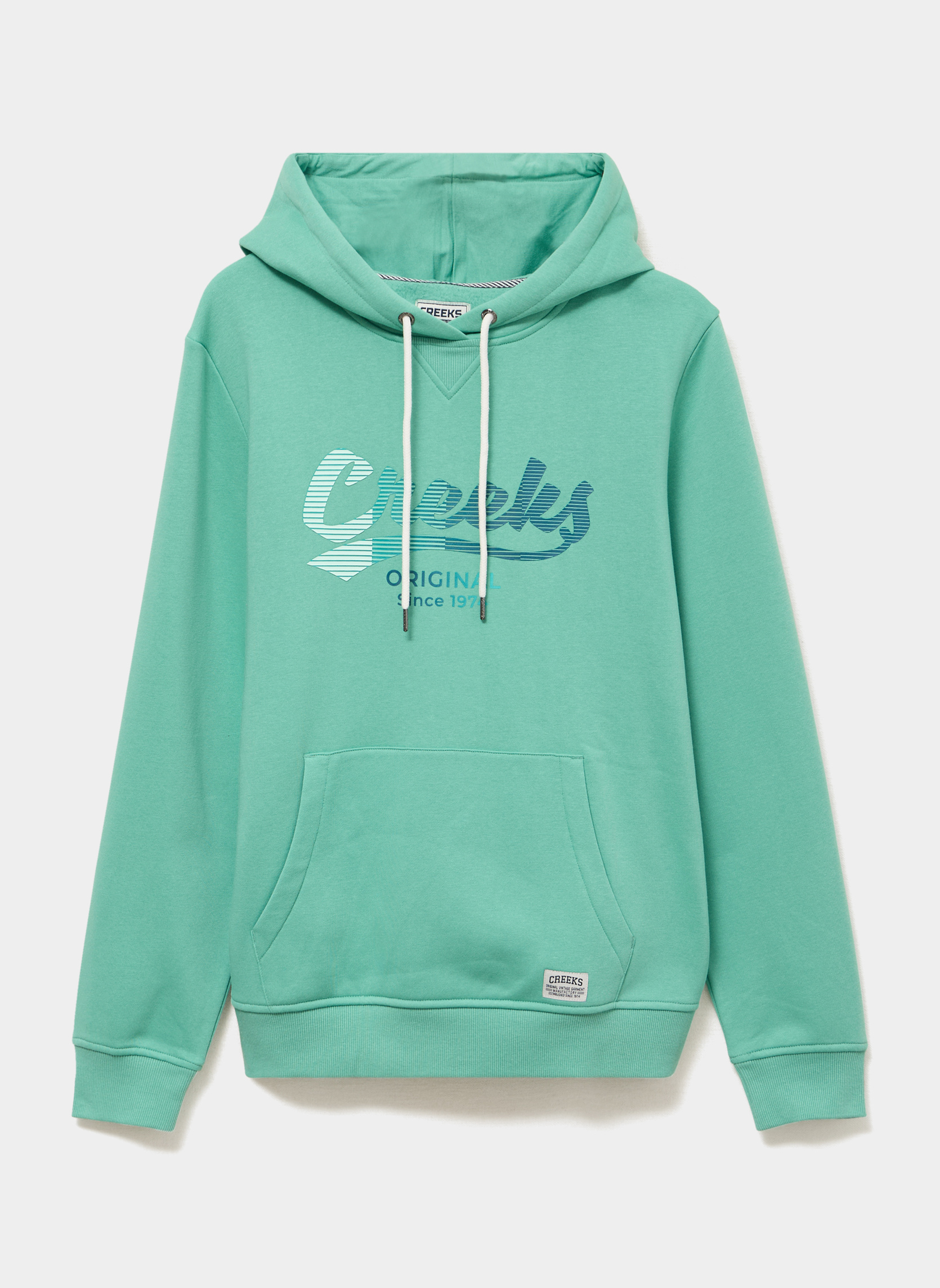 Sweats à capuche Sweat - CRE1SIMON_CREMENTHE homme vert CREEKS Sweats à capuche Sweat - CRE1SIMON_CREMENTHE homme vert Vert clair
