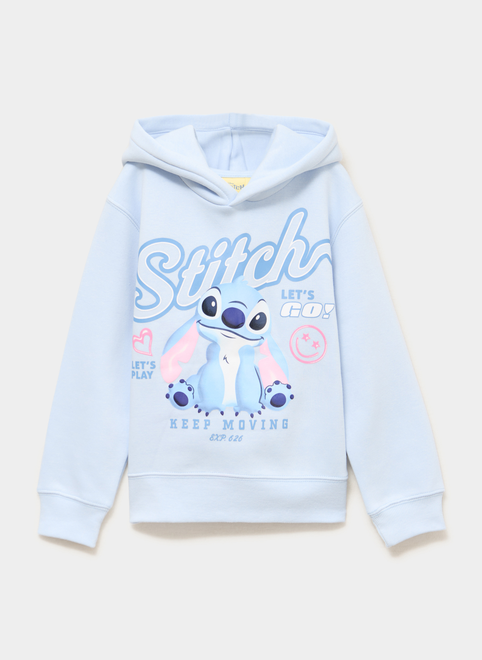 Sweats à capuche SUN_EZ61145.F11 fille bleu Stitch Sweats à capuche SUN_EZ61145.F11 fille bleu Bleu clair