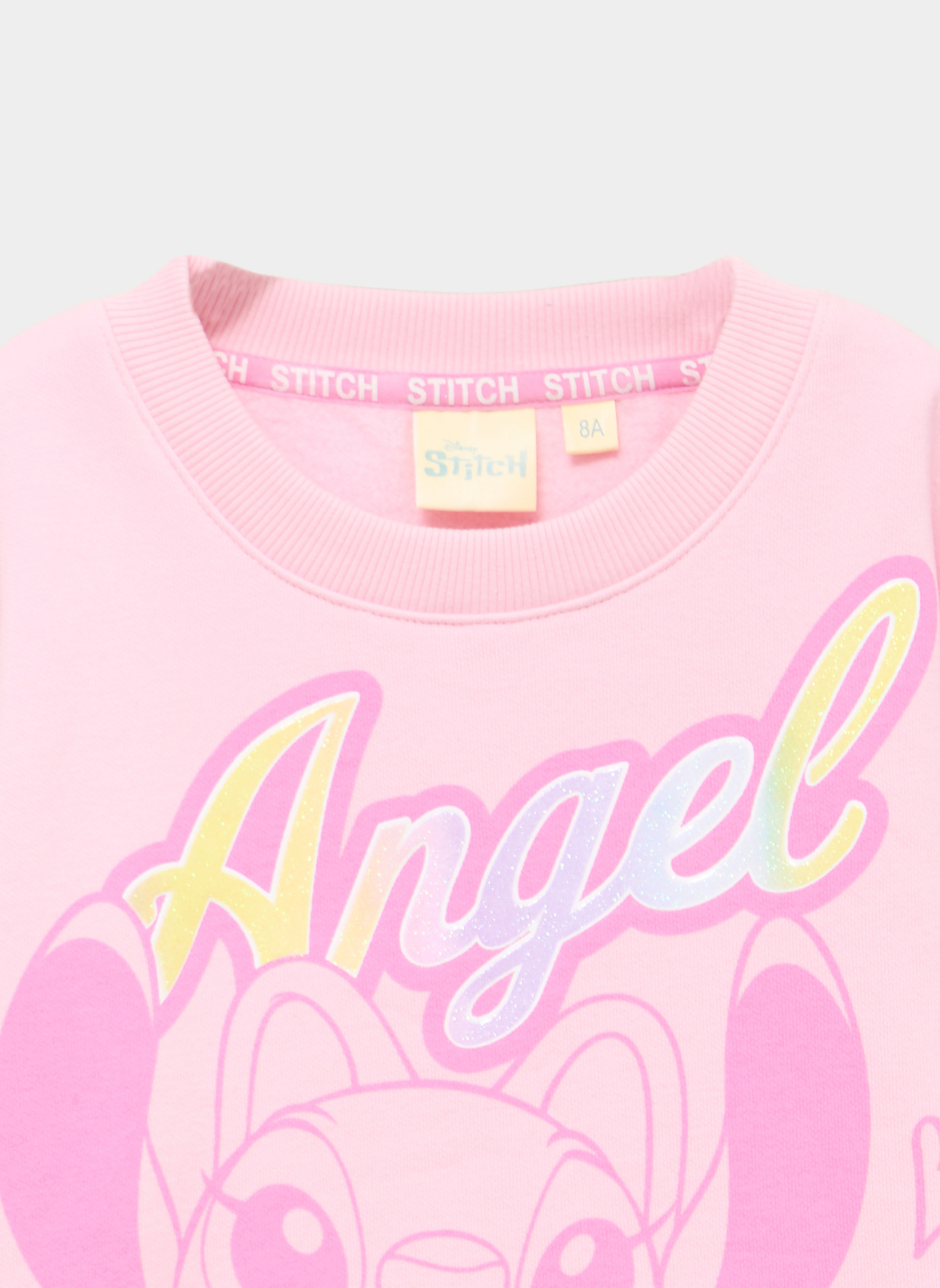 Sweats à capuche Sweat - SUN_EZ61143.F11 fille rose Stitch Sweats à capuche Sweat - SUN_EZ61143.F11 fille rose Rose