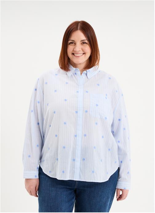 CREEKS Chemises Chemisier, tunique - CRE3_CHEMBROD_GT femme bleu