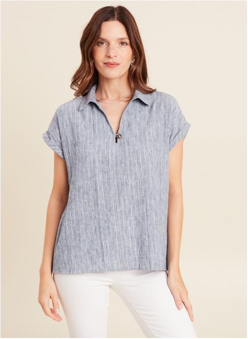 Bréal Blouses CEEBAVA femme bleu