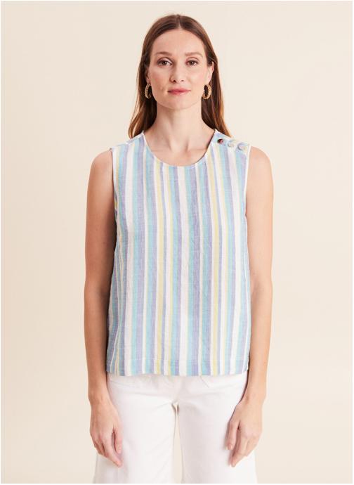 Bréal Blouses CECOSTRAY femme bleu