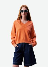 Pulls DARA femme orange FRNCH Pulls DARA femme orange Orange