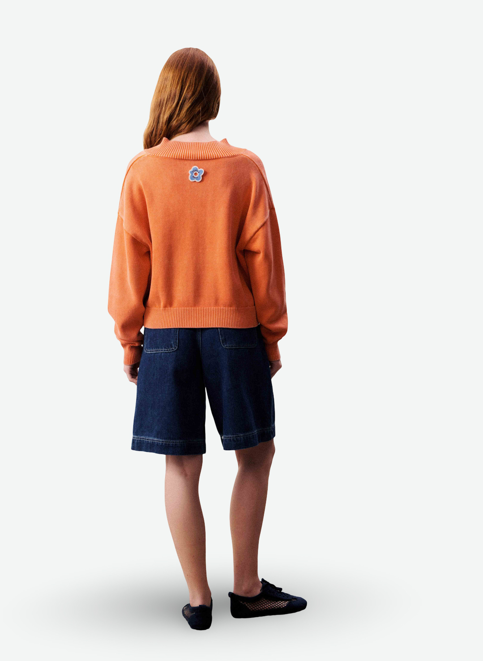 Pulls DARA femme orange FRNCH Pulls DARA femme orange Orange