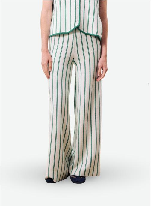 FRNCH Pantalons droit LOQUINHAS femme vert