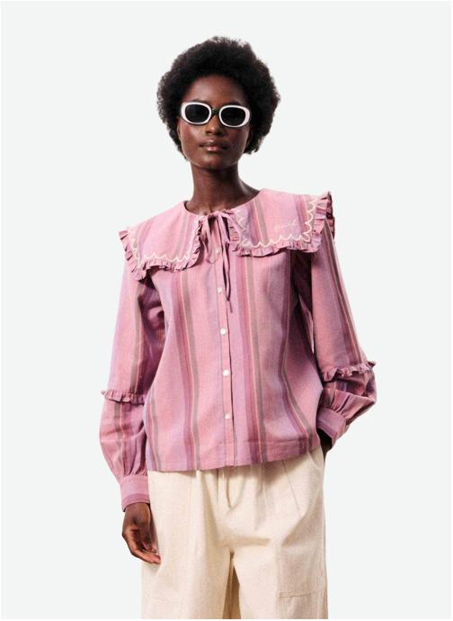 FRNCH Chemises POLARIS femme violet