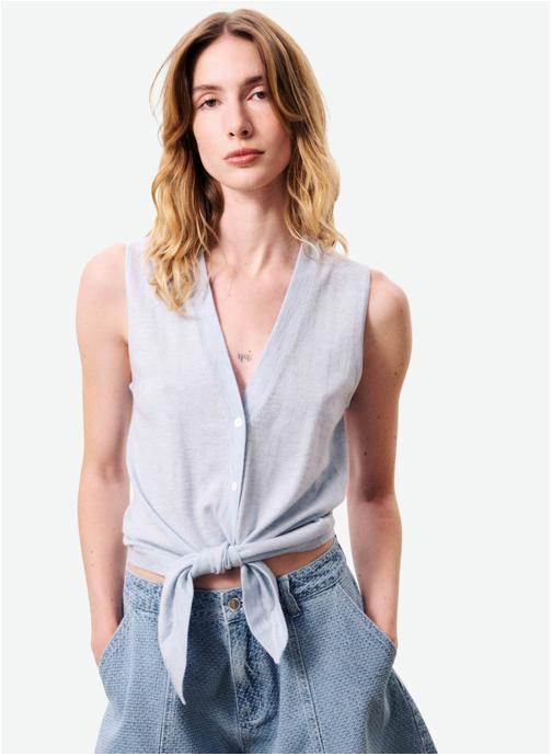 FRNCH Tops AQUILO femme bleu