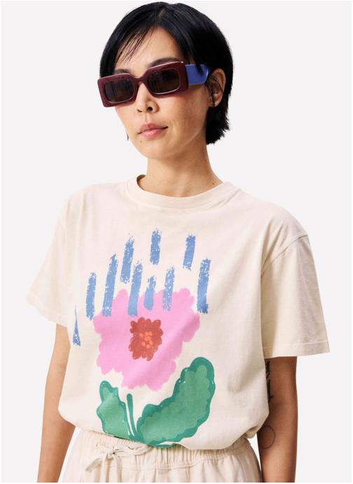 FRNCH Tee-shirts PISTIA femme beige