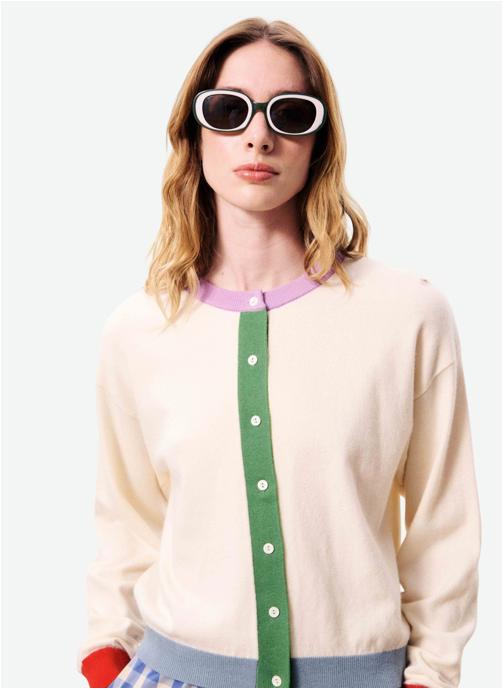 FRNCH Gilets PATRICK femme beige
