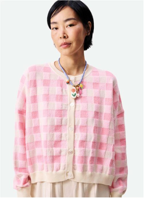 FRNCH Gilets PADINA femme rose