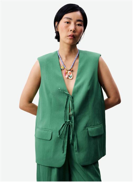 FRNCH Vestes de costume ATINS femme vert