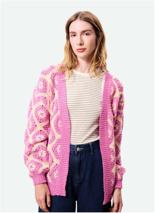 FRNCH Gilets MARMARA femme violet