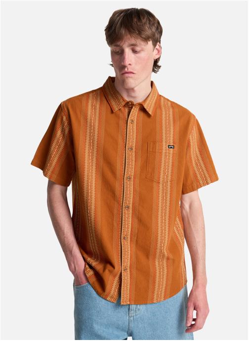 Billabong Chemises Sundays Jacquard homme marron