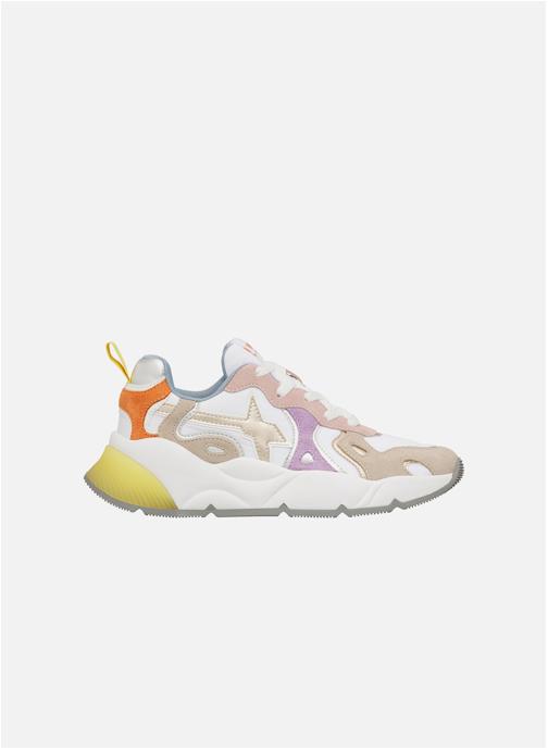 W6YZ Baskets basses Sneakers SARAH-W. Beige-Blanc femme beige