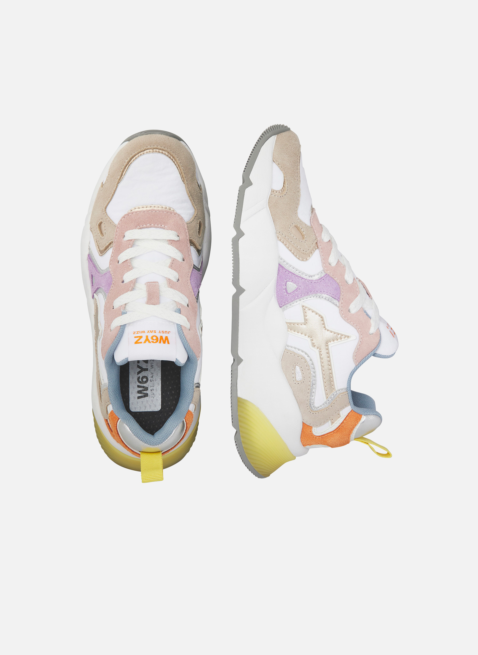 Baskets basses Sneakers SARAH-W. Beige-Blanc femme beige W6YZ Baskets basses Sneakers SARAH-W. Beige-Blanc femme beige Beige