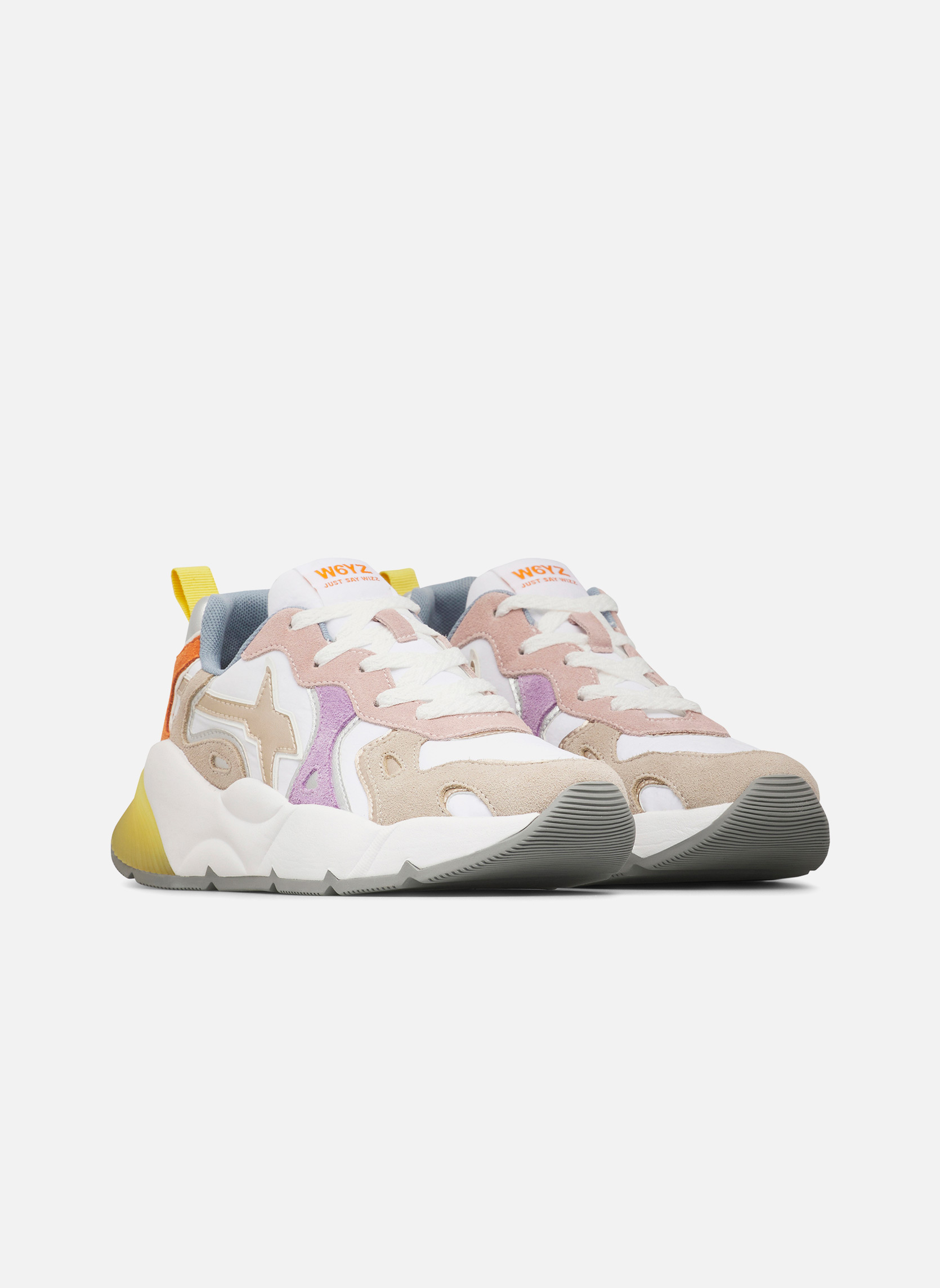 Baskets basses Sneakers SARAH-W. Beige-Blanc femme beige W6YZ Baskets basses Sneakers SARAH-W. Beige-Blanc femme beige Beige
