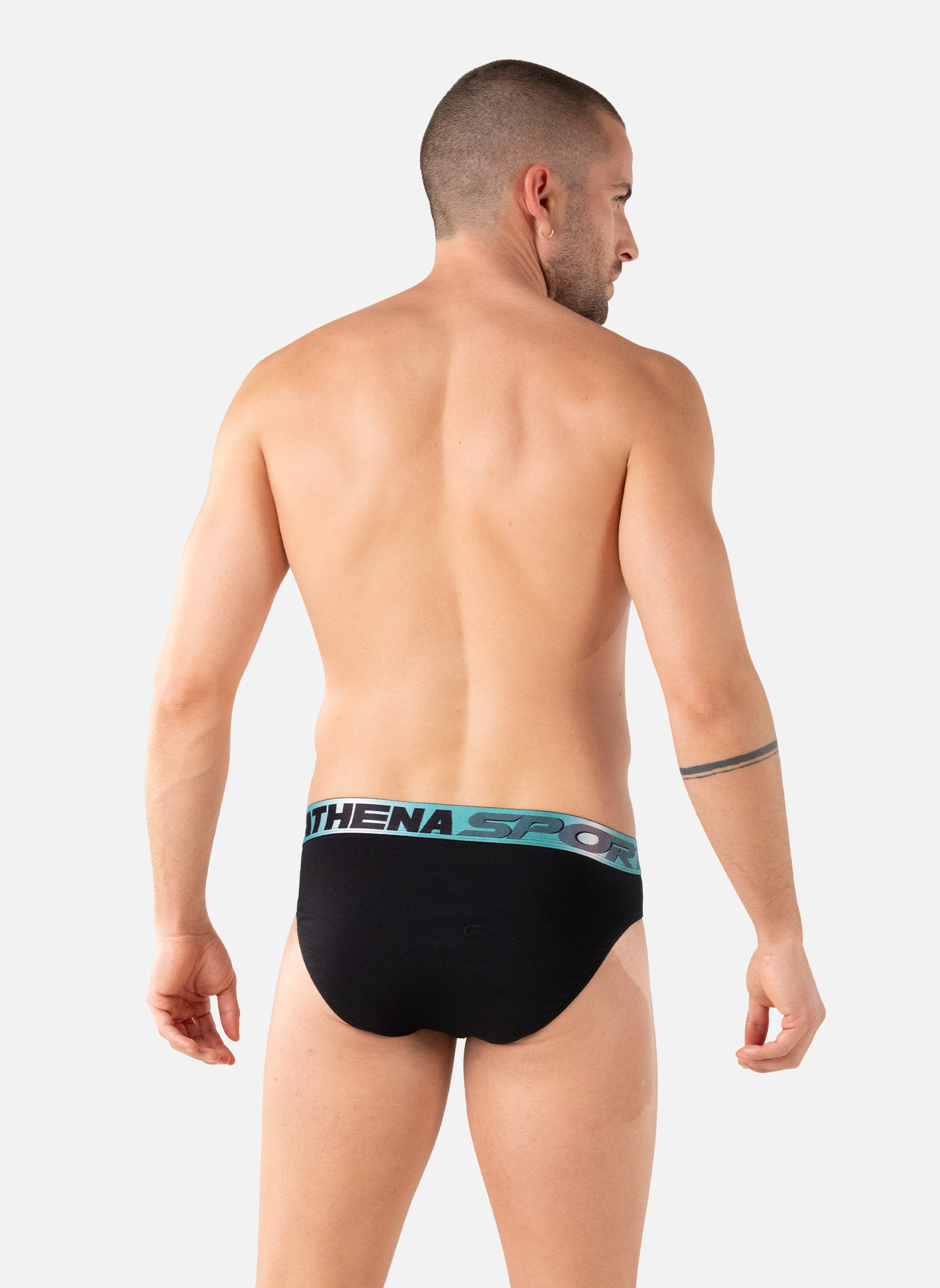 Slips ODOR CONTROL homme noir ATHENA Slips ODOR CONTROL homme noir Noir