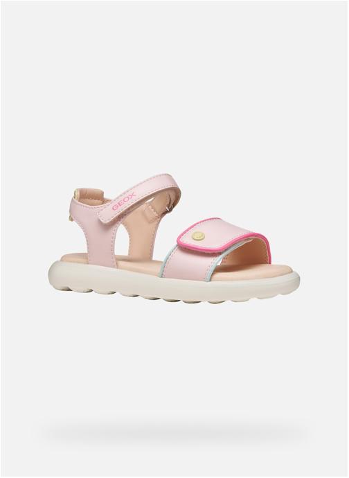 Geox Sandales J SANDAL PUFFYPOP GIRL fille rose