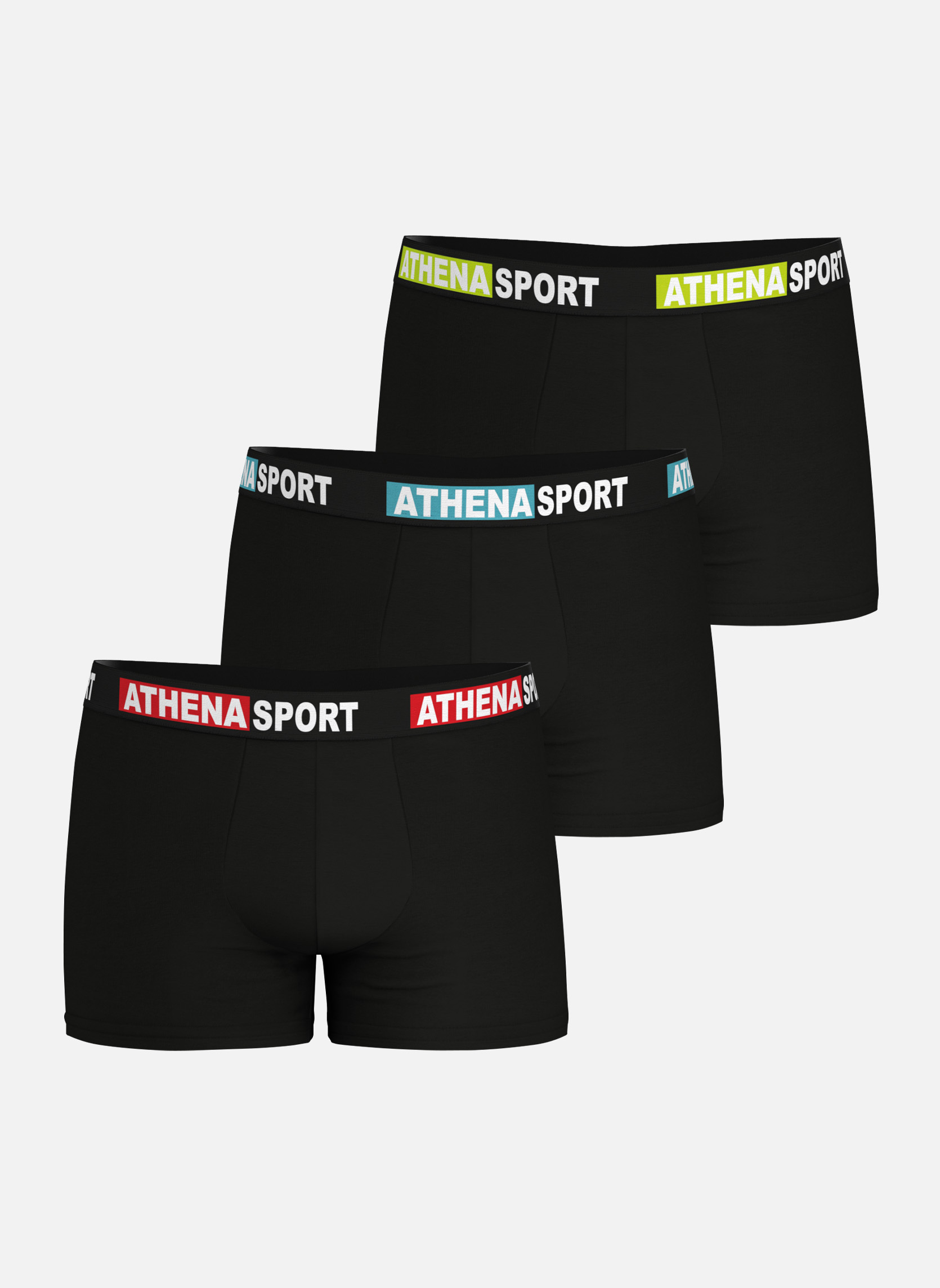Slips DAILY SPORT homme noir ATHENA Slips DAILY SPORT homme noir Noir