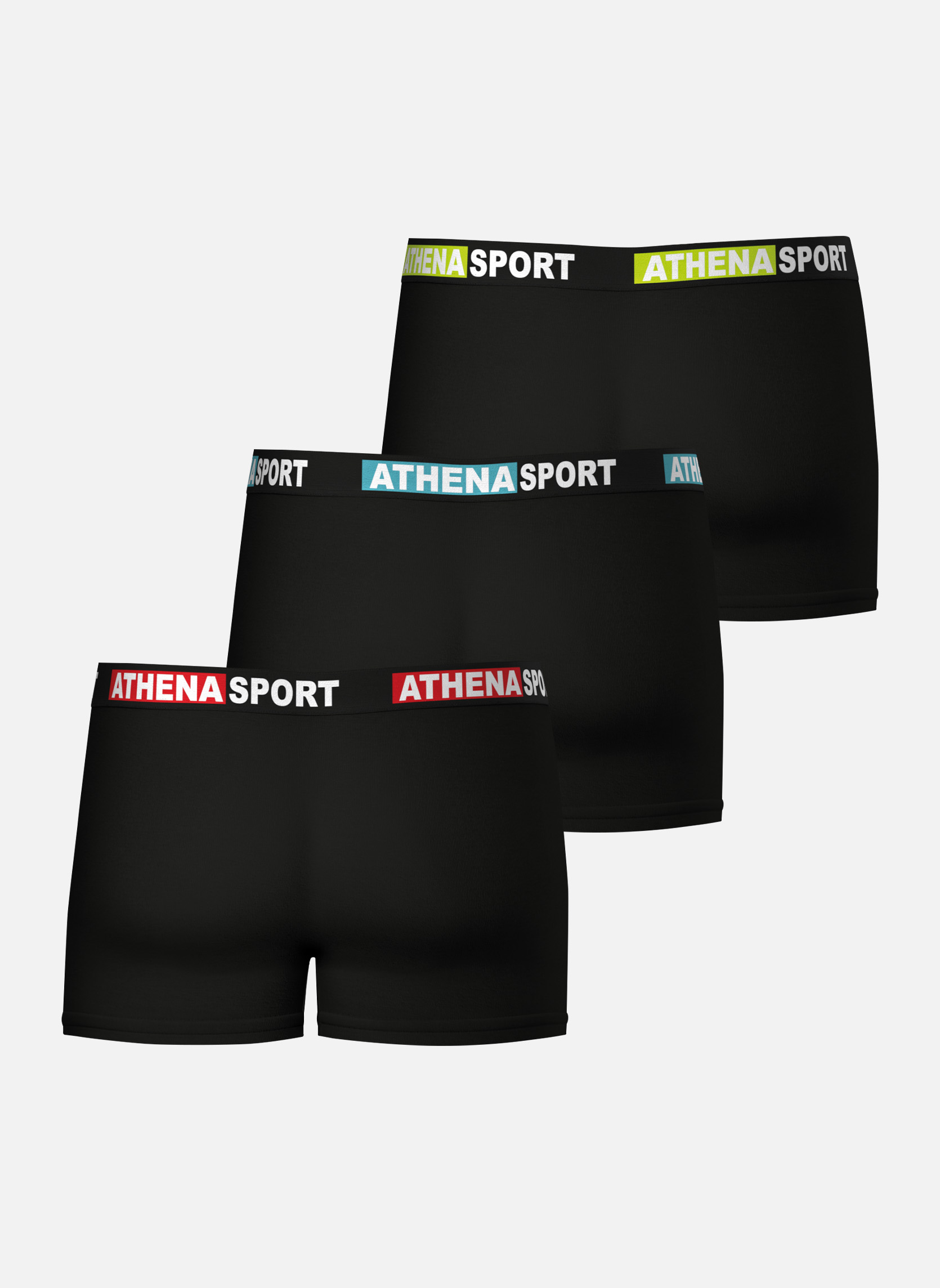 Slips DAILY SPORT homme noir ATHENA Slips DAILY SPORT homme noir Noir