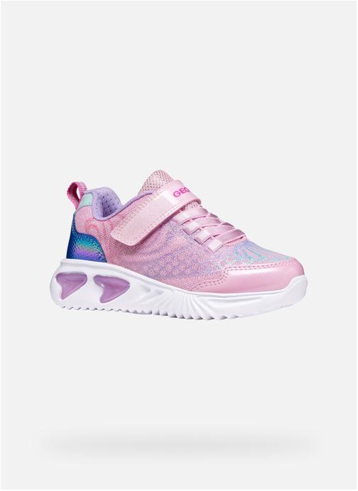 Geox Baskets basses J ASSISTER GIRL fille rose