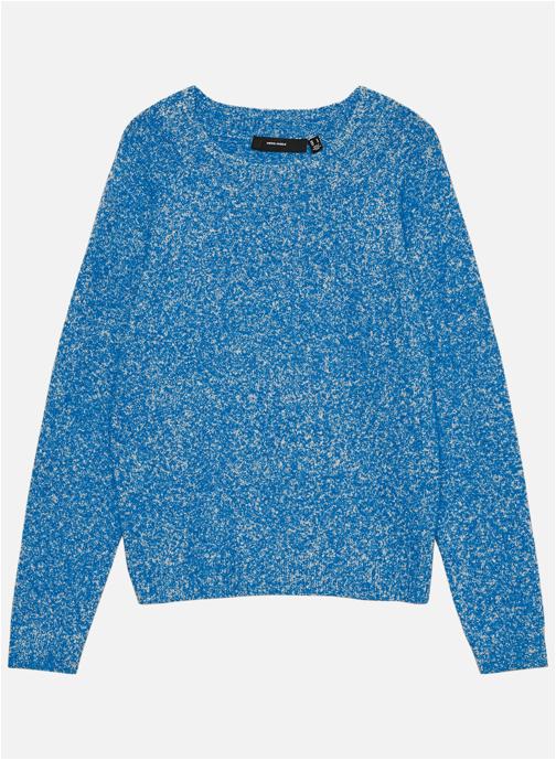 Vero Moda Pulls Pull col rond droit - 10201022 femme bleu