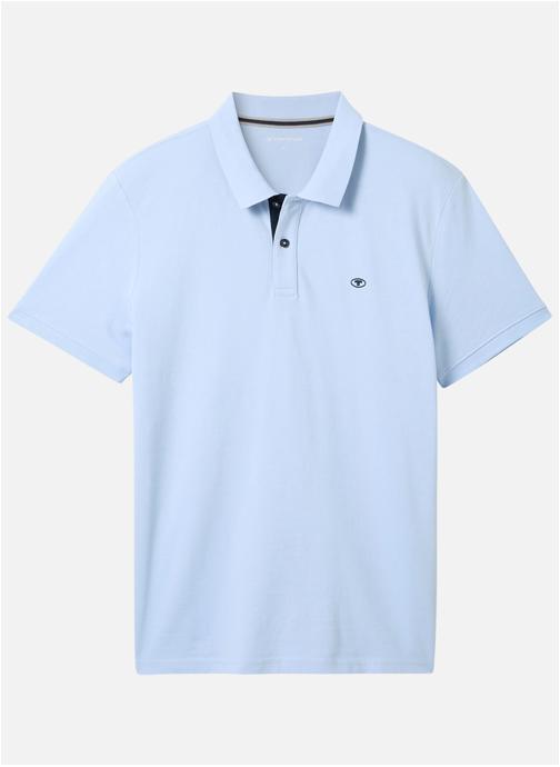 Tom Tailor Polos Polo coton droit - 1031006 homme bleu
