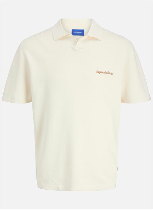 Jack & Jones Polos Polo coton biologique droit - 12297926 homme blanc