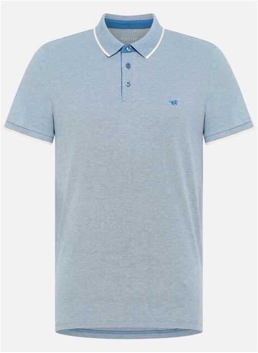 MUSTANG Polos Polo coton droit - 1017411 homme bleu