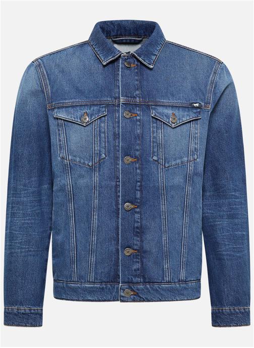 MUSTANG Vestes en jean Blouson en jean coton droit - 1017682 homme bleu