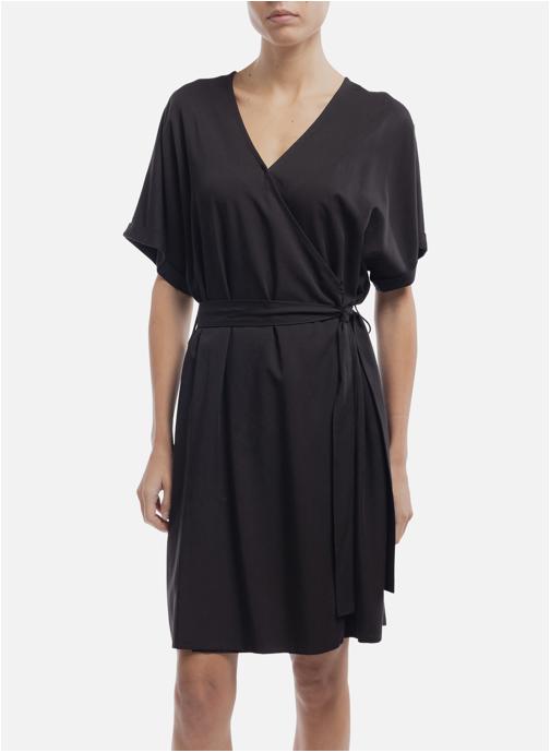 Teddy Smith Robes Robe longue droite - 30618023D femme noir