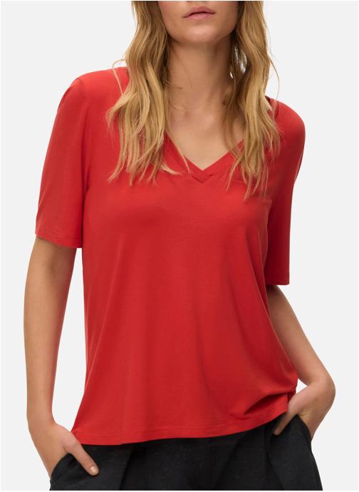 Vero Moda Tee-shirts T-shirt ajustée - 10328539 femme rouge