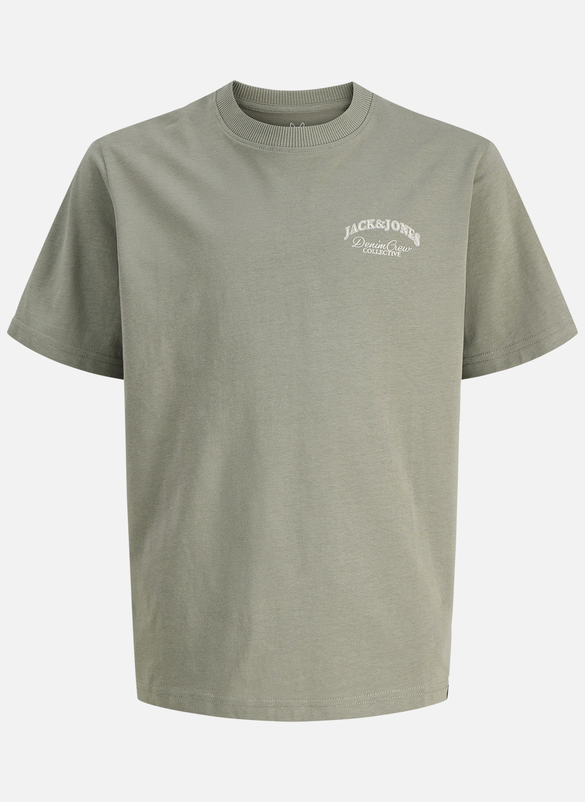 Tee-shirts T-shirt coton - 12269310 garçon vert Jack & Jones Tee-shirts T-shirt coton - 12269310 garçon vert Vert