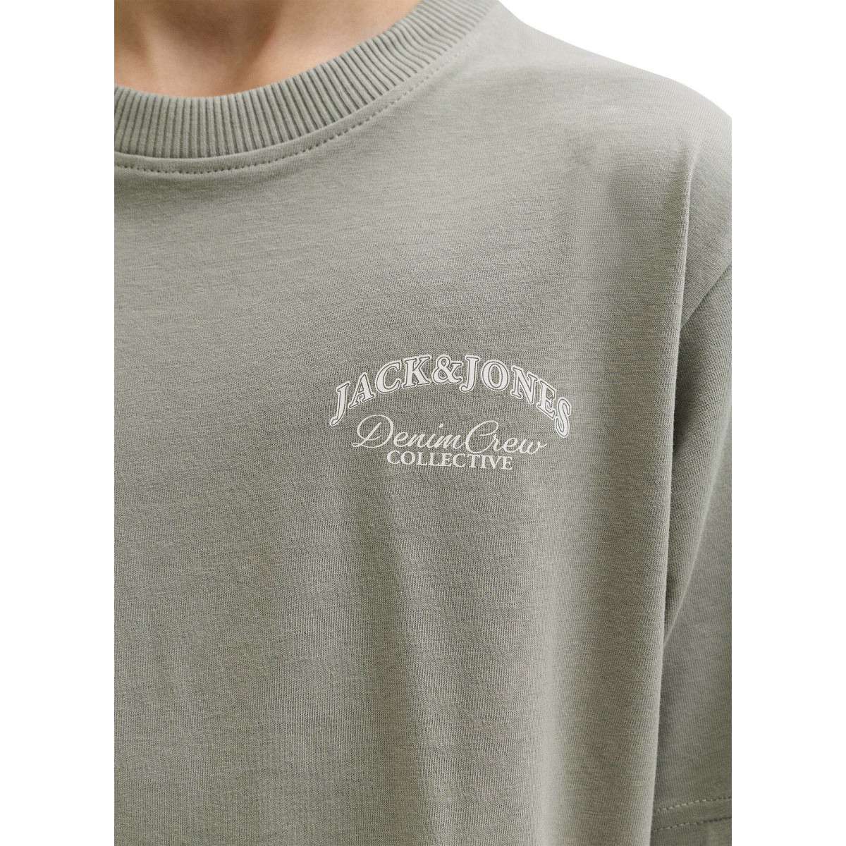 Tee-shirts T-shirt coton - 12269310 garçon vert Jack & Jones Tee-shirts T-shirt coton - 12269310 garçon vert Vert