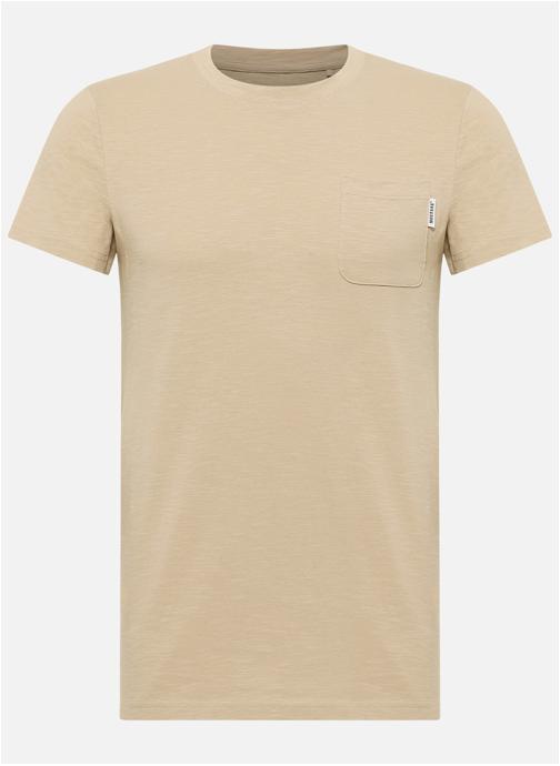 MUSTANG Tee-shirts T-shirt coton col rond droit - 1017387 homme beige