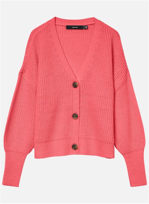 Vero Moda Gilets Gilet droit - 10249632 femme rouge