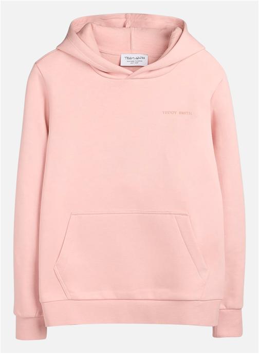 Teddy Smith Sweats à capuche Sweat coton mélangé à capuche droit - 60807411D garçon rose