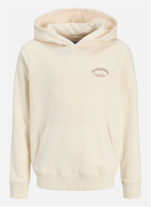 Jack & Jones Sweats à capuche Sweat coton col à capuche droit - 12269303 garçon blanc