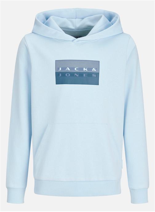 Jack & Jones Sweats à capuche Sweat coton col à capuche droit - 12298237 garçon bleu
